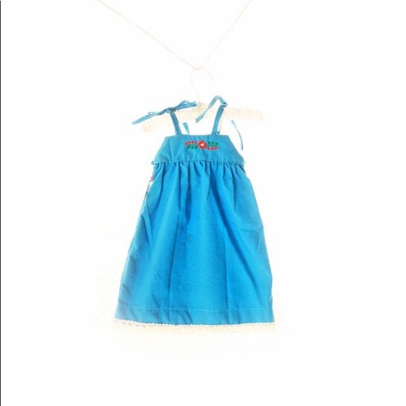 Mexican embroidered baby dress straps - Picture 2 of 4